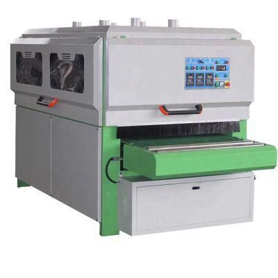 1000-6s Automatic 3 Groups Wire Brush Sanding Machine Drum Sander