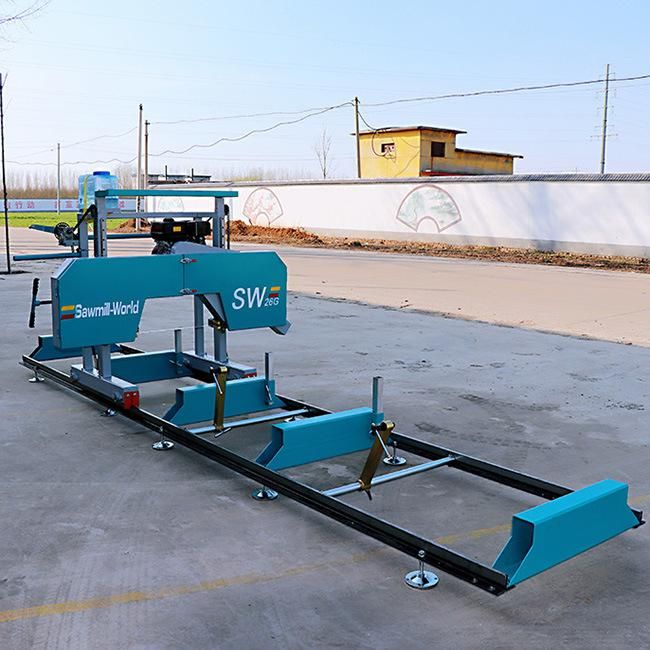 Best Selling Sw26 Ultra Portable Horizontal Band Sawmill for Sale