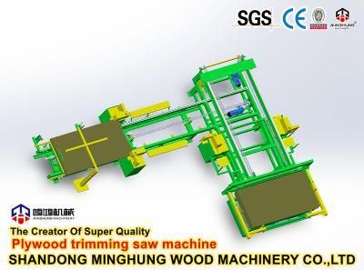 Plywood Machine Plywood Edge Trimming Cutting Saw Machine