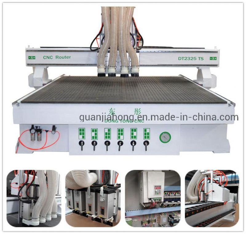 1325 Multi Process Engraving Machine 4 Workstage Atc Woodworking CNC Router