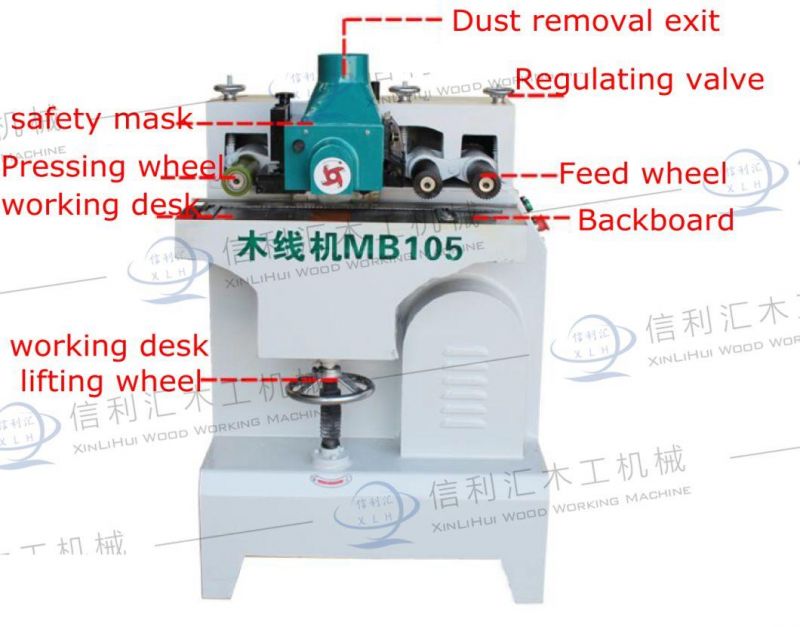 Wood Line Shaving Machine, Washboard, Planer, CNC Slot Machine Manufacturer, Wooden Keel Groove Smart Woodworking Machine Cutting a Groove and a Chamfer