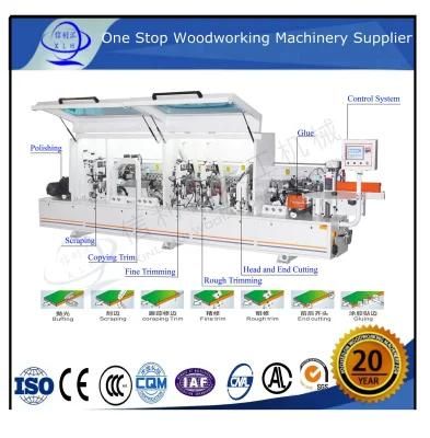 PVC Laminated Gypsum Ceiling / PUR Hot Glue Edge Banding Machine/ Wood Edge Binding New Machine