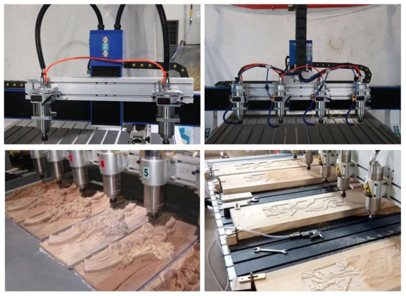 Lintcnc 3D Wood Router CNC Milling Machine 2.2kw 3.0kw CNC Router 6090 1212 1224 for Woodworking