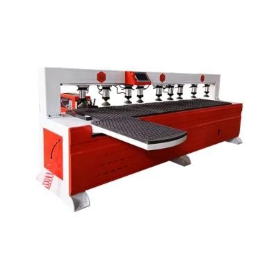 Woodworking Automatic Laser Side Hole Boring Drilling Machine