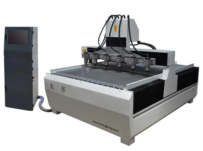 1615-1-6 Multi Spindle, Wood, Acrylic, Plastic, Aluminum, Copper, CNC Router Carving Machine