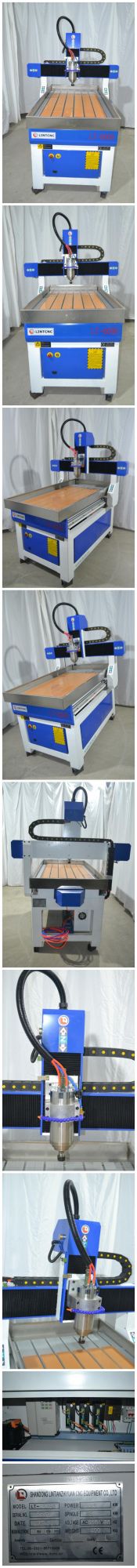 Mini 2.2kw Spindle Motor Desktop 4 Axis CNC Router 6090 for Sale