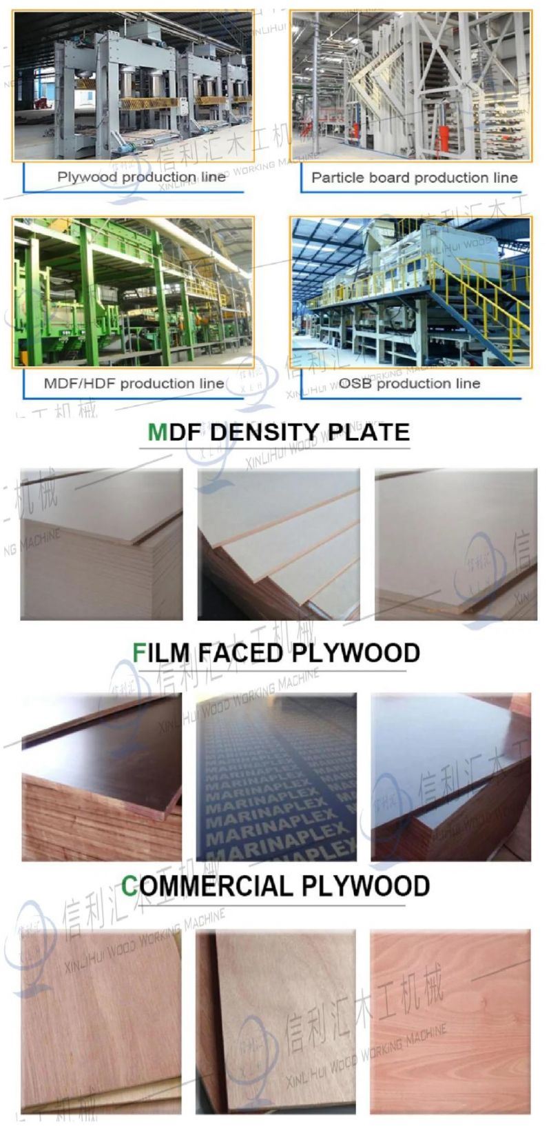 MDF Manufacturing Machine, Hot Press Machine of The MDF Sheet, Hot Press Elimination Machine, Building Material Making Machinery Clean Room Panels Used