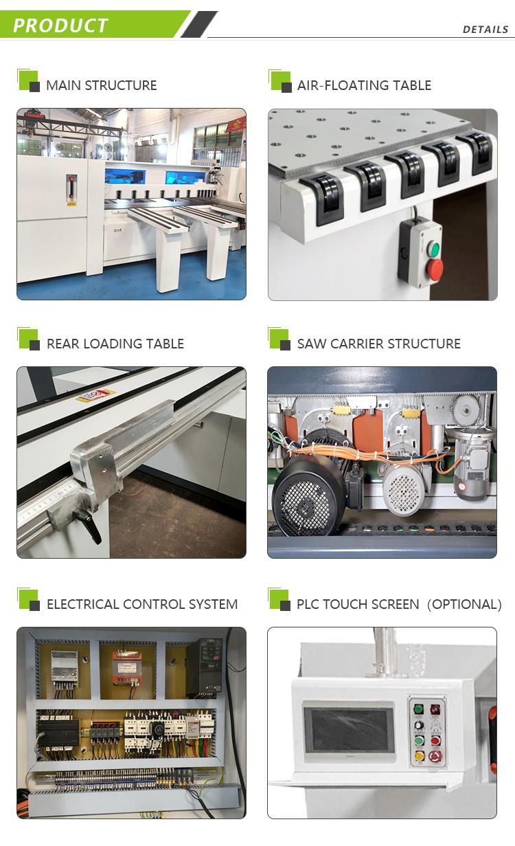 Automatic Reciprocating Panel Saw for Plywood Cutting