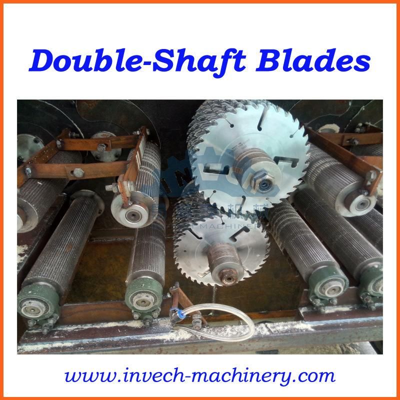 Vertical Double Sides Saw Blades Processing Equipment for Wood Boards