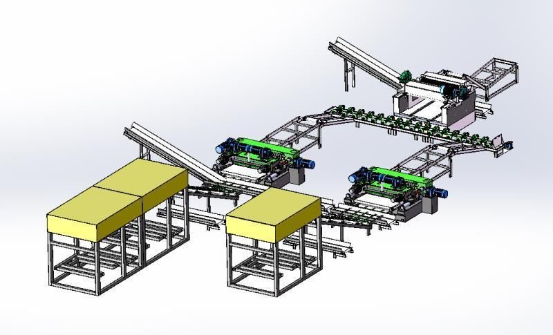 Automatic 4 Feet Plywood Core Veneer Peeling Machine for Small Diameter Wood Logs