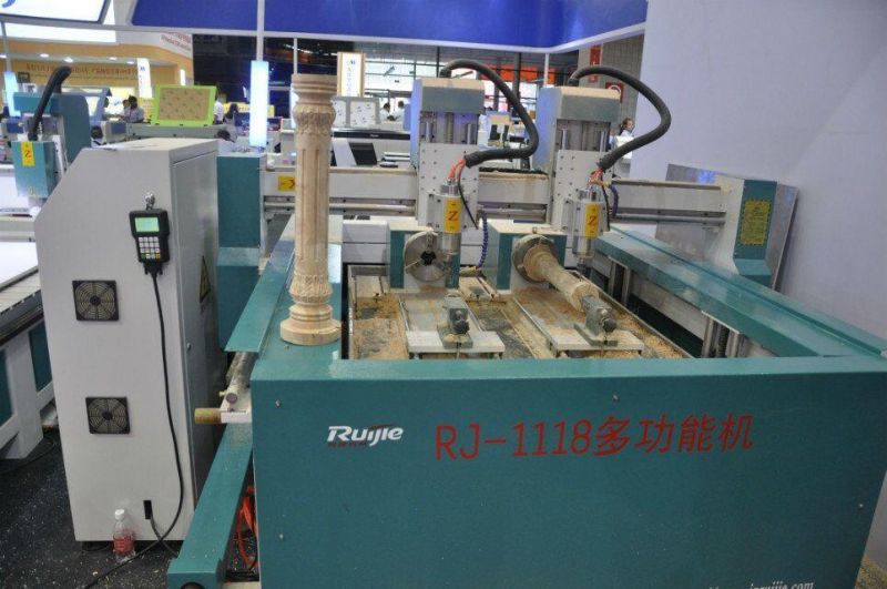Four-Axis CNC Router Machine Rj-1118 for 3D Wood