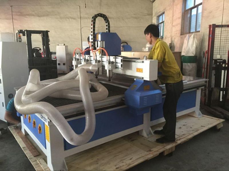 CNC Woodworking Machine with 3D Rotary Axis