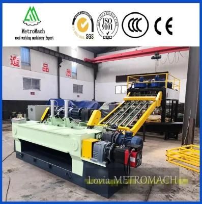 Automatic Core Veneer Peeling Line with Veneer Stacker