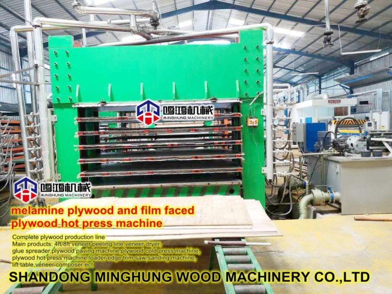 Melamine Plywood Hot Press Machine with Stainless Steel Plate