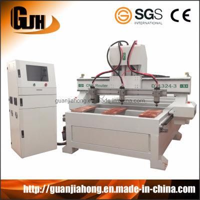 Customized, Two Spindle, 1300*2400, Wood, MDF, Acrylic, Aluminum, EPS, CNC Router Machine