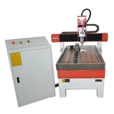 Mini Wood CNC Router 6090 with Rotary Axis
