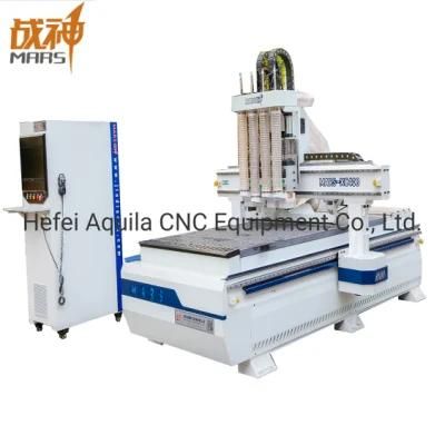 Xc400 6kw+4.5kw*3 Spindles Acrylic Board CNC Router Machine for Art Craft