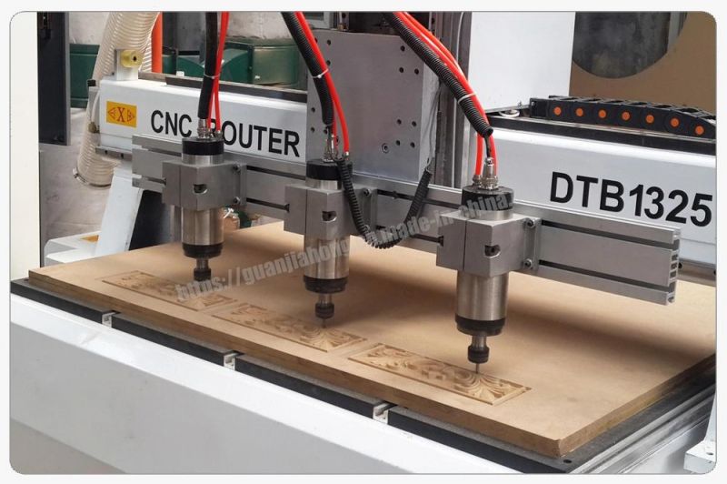 1615-1-6 Multi Spindle, Wood, Acrylic, Plastic, Aluminum, Copper, CNC Router Carving Machine