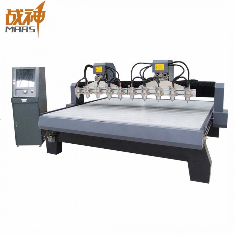 2/6/8/10/12 Heads Multi-Spindle Woodworking Engraving Machine/CNC Router Machine