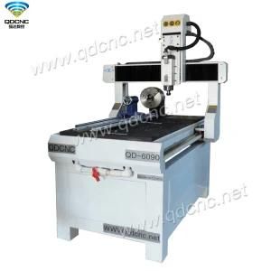 Small Rotary Axis CNC Router with 600mmx900mmx150mm Qd-6090r