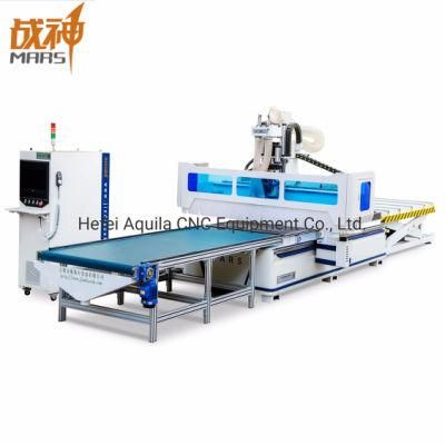 Mars S300 Linear Atc CNC Router with Automatic Tool Changer Used in Wood Furniture Industry and Advertising Industry