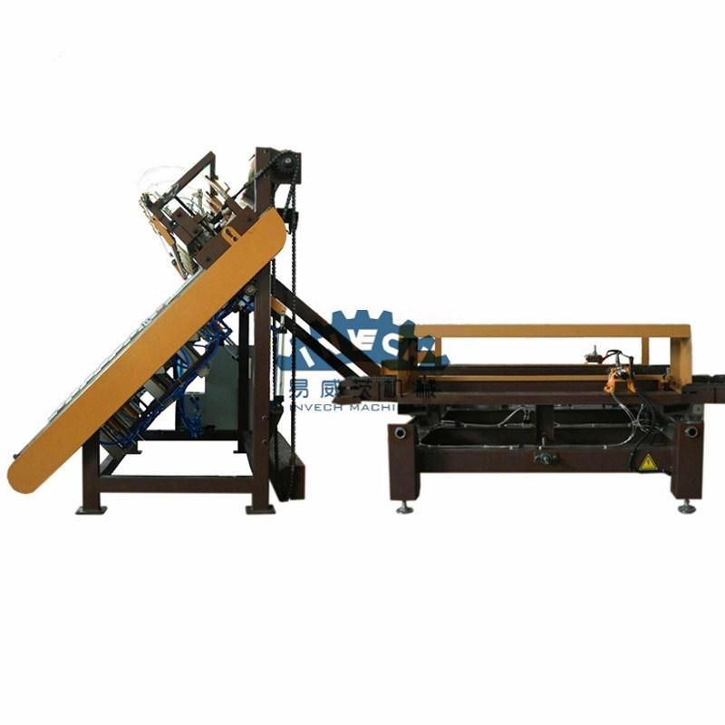 Semi-Automatic Blocks Pallet Nailing Machine with Adjustable Size