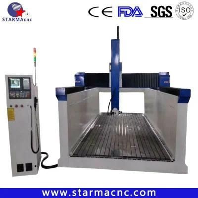 4D Real 4 Axis High Z Axis Foam CNC Router with 180 Degree Rotary