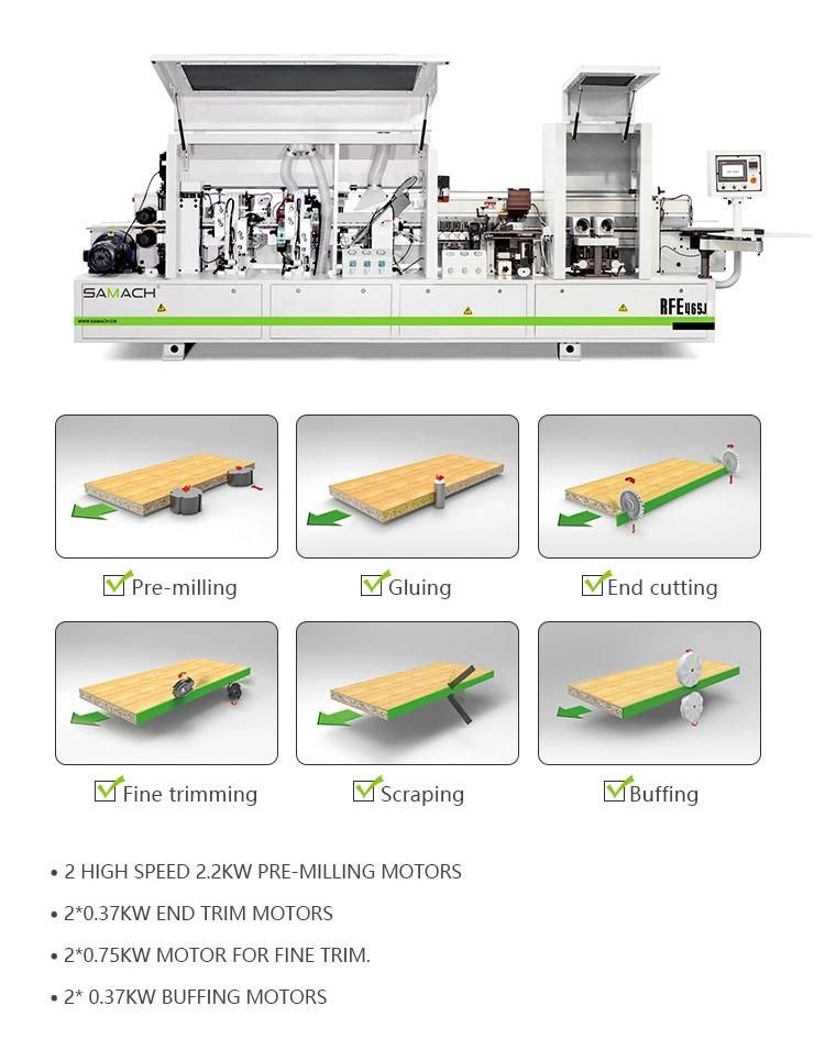 Furniture Auto Edge Banding Machine Wood Board Edge Banding Machine