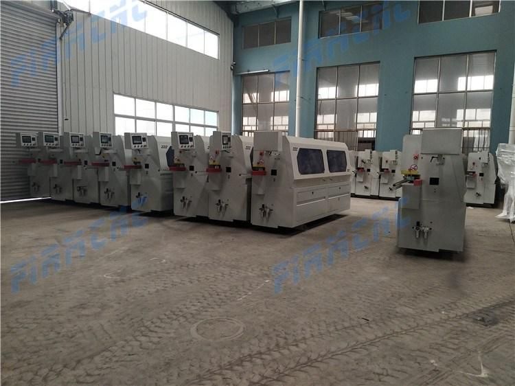 Firmcnc Furniture Making Automatic Edge Banding Machine with Double Rails End Cutting Unit