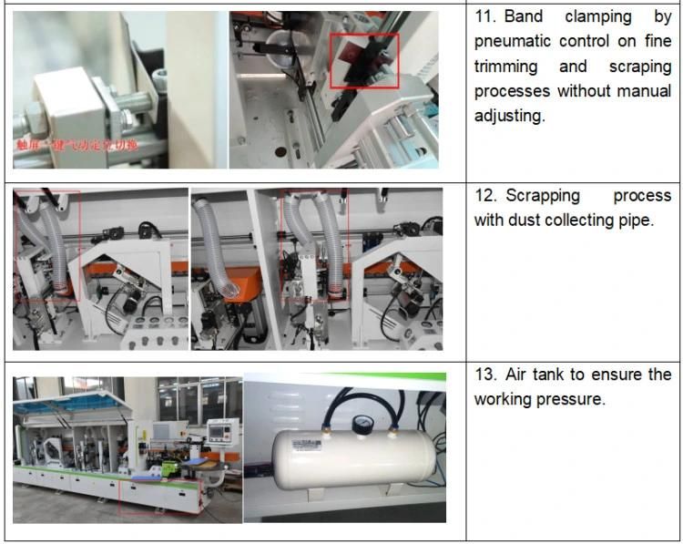 Mf450A Full Automatic Woodworking Panel Straight Edge Banding Machine