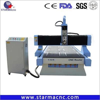China Equipment 1325 3kw 4 Axis 3D Wood CNC Router Price with Ce