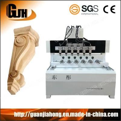 Woodworking Machine, Wood, Acrylic, Plastic, Aluminum, Stone, 3D CNC Carving Machine, 4 Axis CNC Router Machine