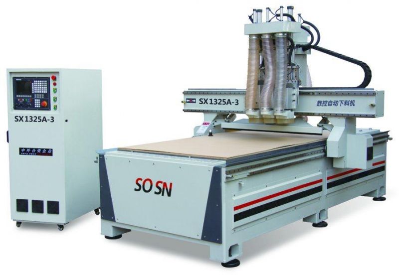 Wood Engraving Cutting Furniture Three Head CNC Router for Wood Cutting and Engraving