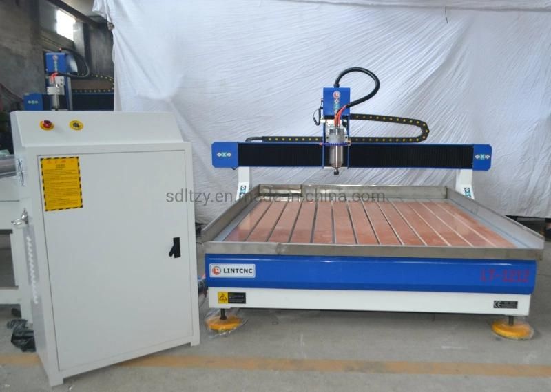 Dekstop Wood CNC Router 1212 4 Axis Wood Aluminum Cutting Milling Machine with 3.0kw Water Cooling Spindle