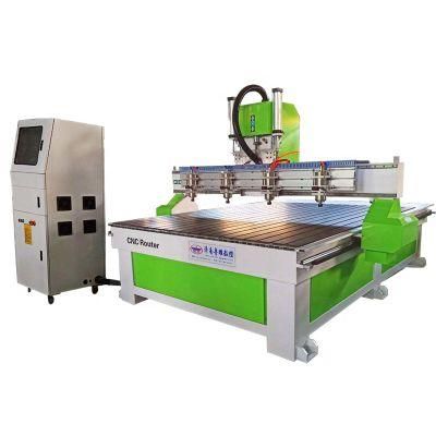 High Quality Wholesale Cheap Custom Multi-Head 4 Axis 8 Spindles Woodworking CNC Machines Wood CNC Router