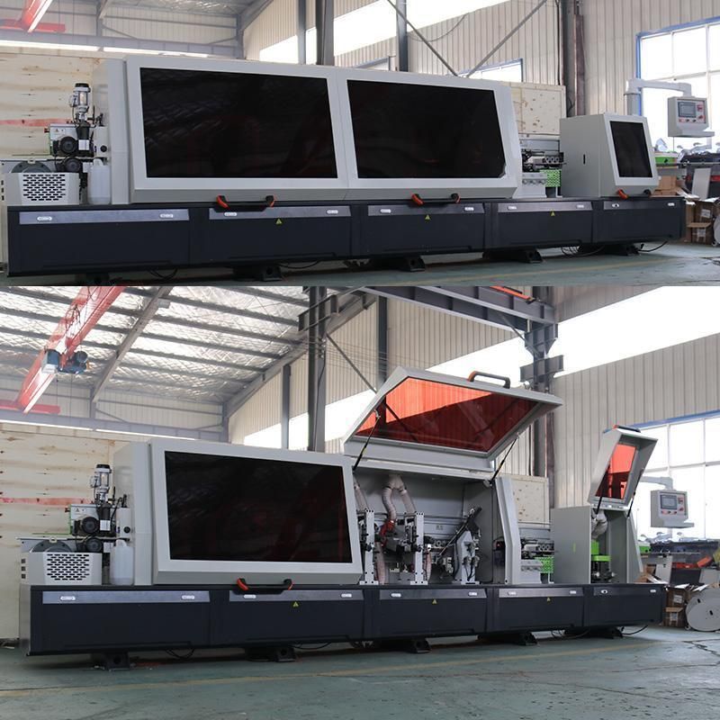 Pre-Milling Full Automatic Edgebander Automatic Linear Woodworking Panel Edge Banding Machine