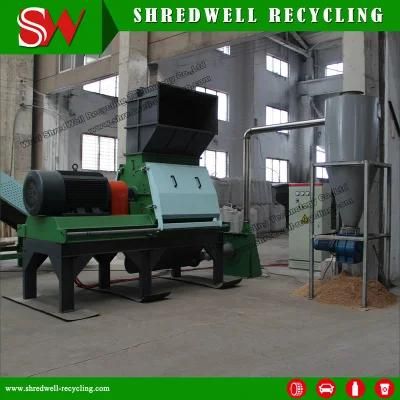 Wood Chipper Shredder to Recycle Used Wood Pallet