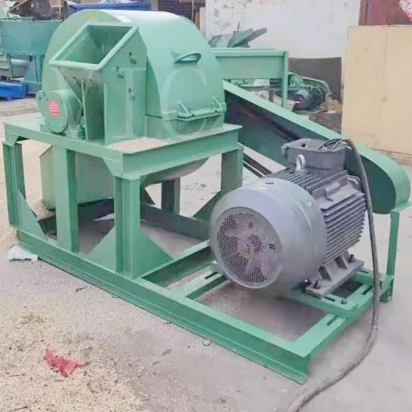 Diesel engine driven 4tph wood shredder wood crusher machine