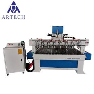 8 Spindles Multifunction Wood Work CNC Router for Wood Carving/Engraving Machine