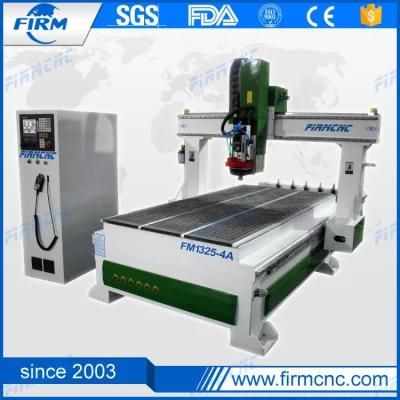 Automatic 1325 4 Axis Wood CNC Router 3D Engraving Machine for Sale
