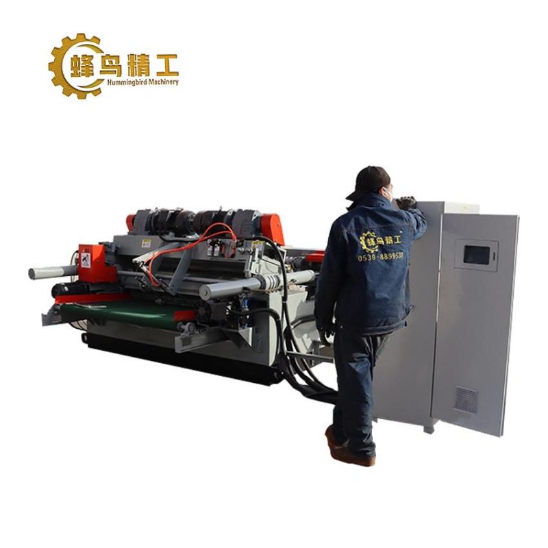 8FT Hydraulic Debarking Machine, Wood Log Debarking Machine for Veneer Peeling