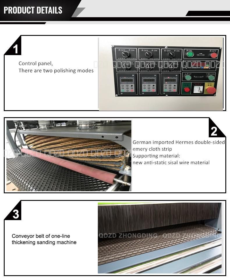 MDF Solid Wood Polishing Machine Brush Sanding Machine Wood Brush Machine