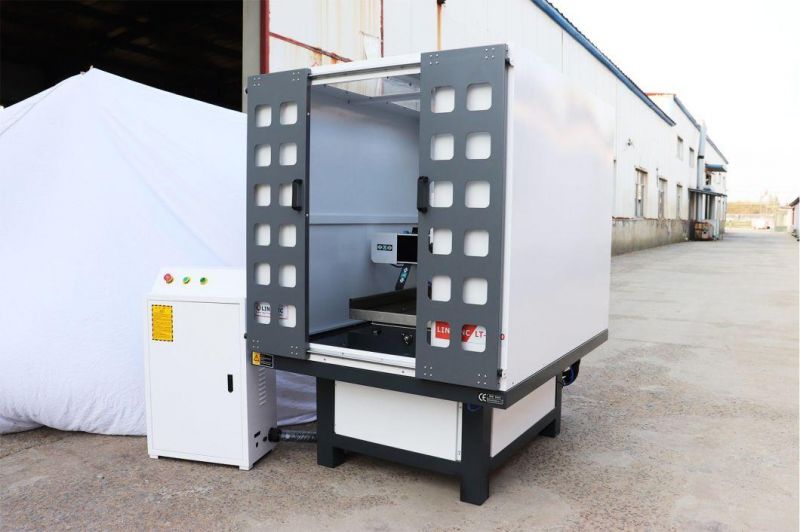 Hot Sale Heavry Cart-Iron Table Move 4040 6060 6090 1212 Full Coverd Closed Mold Metal Engraving Milling Mini CNC Router for Aluminium Copper Alloy Wood
