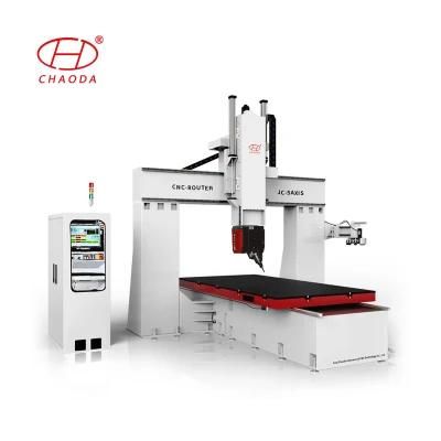 5 Axis CNC Router Machine Processing Center for 3D Wood Foam Engraving