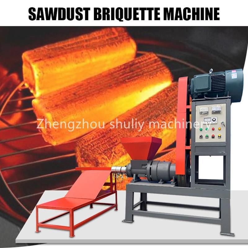 Biomass Coconut Wood Dust Charcoal Briquette Making Press Machine
