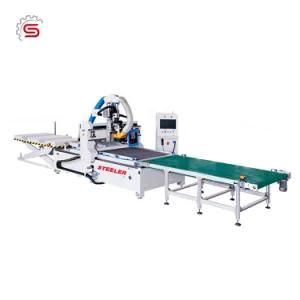 Automatic Woodworking CNC Engraving Routing Drilling and Milling Cutting Machine
