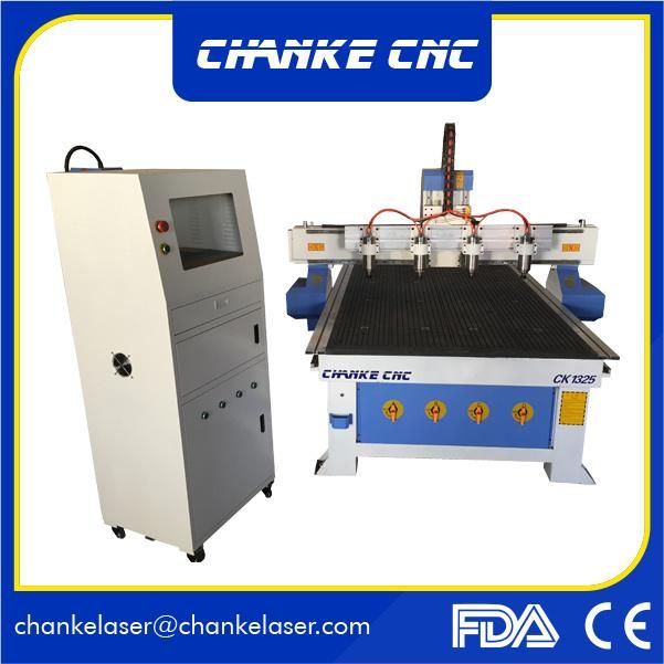 Ck1325 1 Head 4 Spindles Wood CNC Router Machine