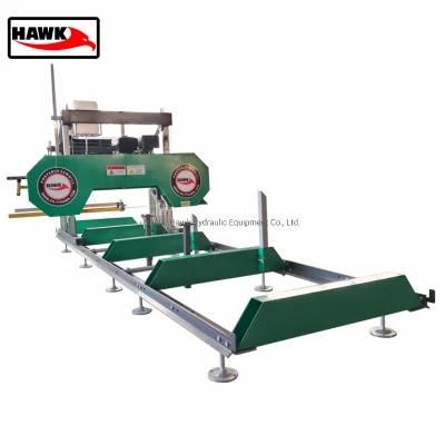 Portable Band Table Saw Woodworking Cutting Machine Horizontal Sawmill for Forestry