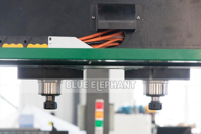 Jinan Blue Elephant 1530 Multi-Head CNC Router Machines for Wood Carving Mirror Frame