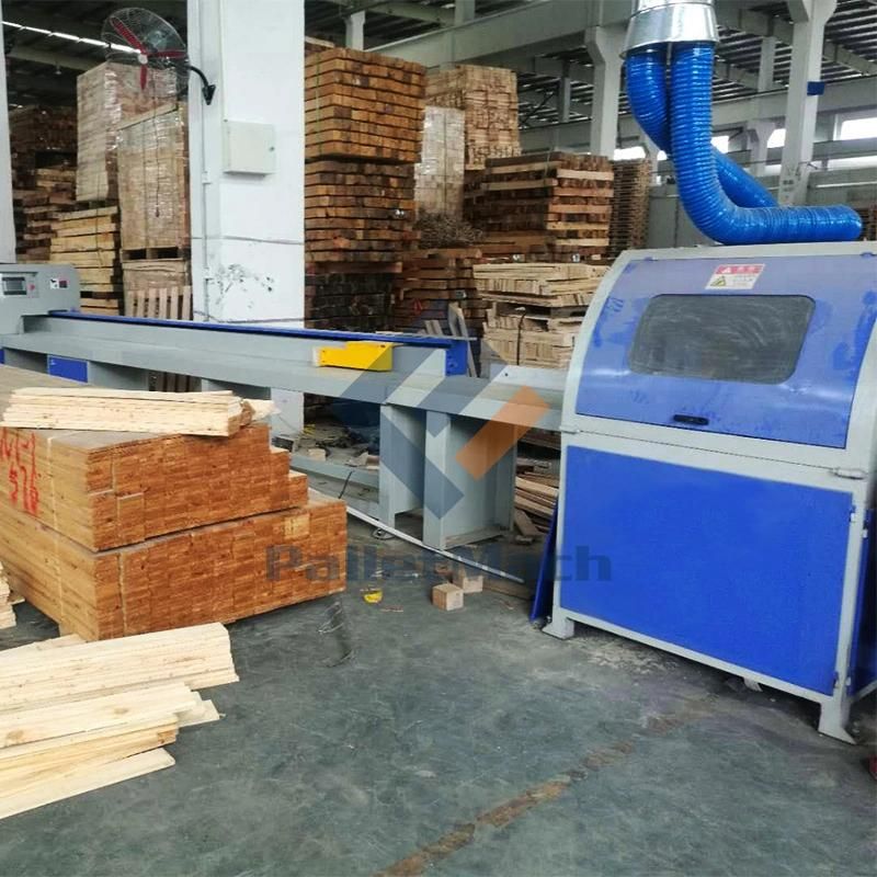 Automatic Wood Deck Board Cut off Saw for Pallet Making